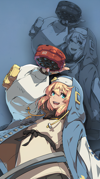 Guilty Gear Strive Bridget (Guilty Gear) simple Phone Wallpaper