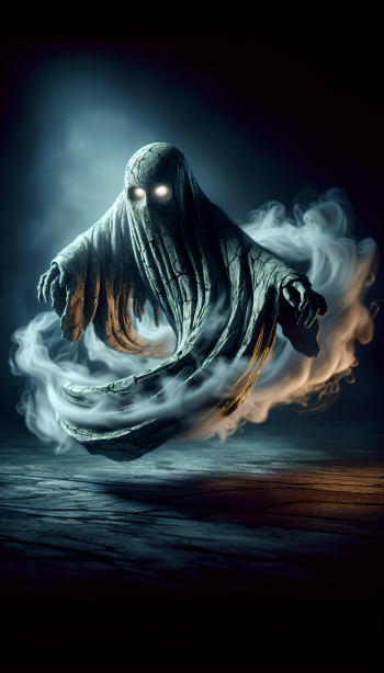ghost apparition eerie fog Supernatural Phone Wallpaper
