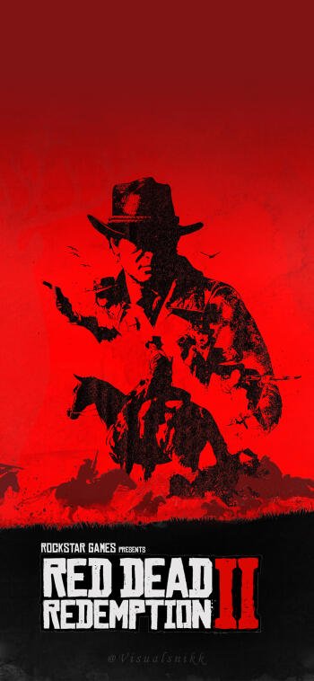  Red Dead Redmption 2 Wallpaper Mobile (Red) by @visualsnikk