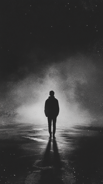 black dark Phone Wallpaper