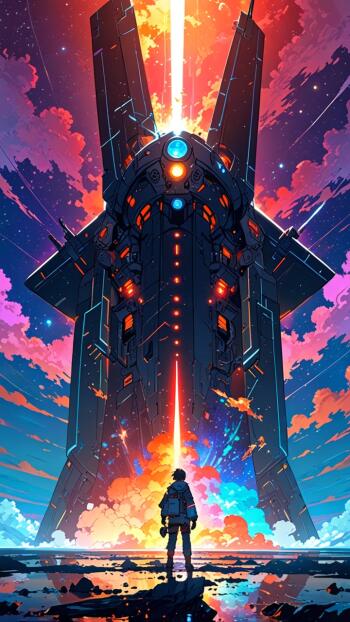 Anime star man Phone Wallpaper