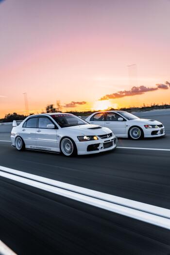 car Mitsubishi Lancer Evolution IX Phone Wallpaper