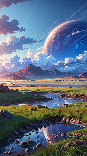Anime Art Abyss magical Phone Wallpaper