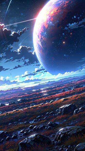 Anime Art Abyss magical Phone Wallpaper
