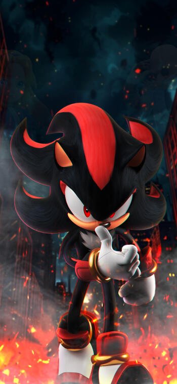 Shadow the Hedgehog Phone Wallpaper