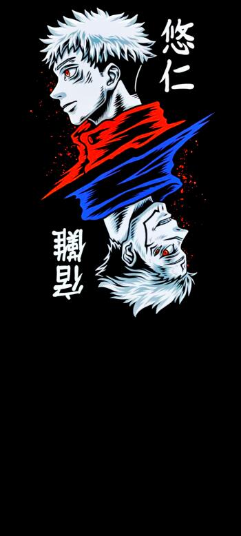Sukuna (Jujutsu Kaisen) Yuji Itadori Phone Wallpaper