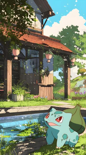 pixel art Bulbasaur (Pokémon) Pokemon Retro Pokémon Cardgame Phone Wallpaper