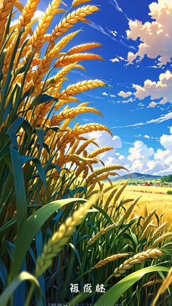 Anime artistic sky farm Farmer Sky Anime Phone Wallpaper