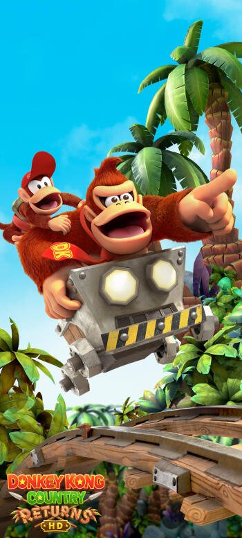 donkey kong country returns Phone Wallpaper