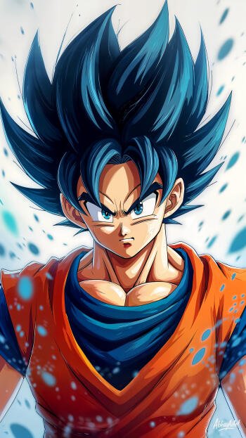 Anime Dragon Ball Z Goku Phone Wallpaper