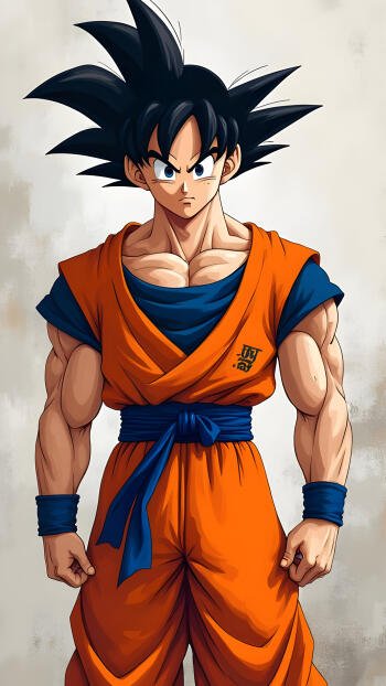 Anime Dragon Ball Z Goku Phone Wallpaper