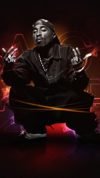 music 2pac Phone Wallpaper
