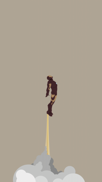 Comic Iron Man Phone Wallpaper