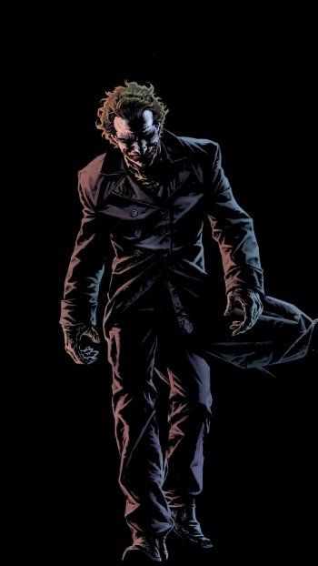 Comic Joker Phone Wallpaper