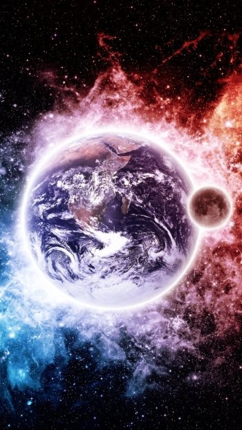 Sci Fi planet Phone Wallpaper