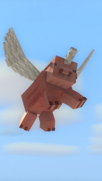 pig Mojang video game Minecraft Phone Wallpaper
