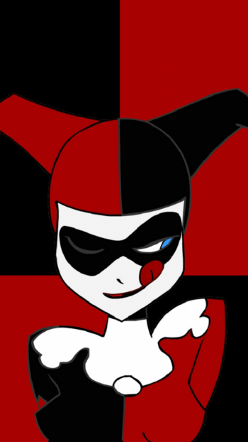 Comic Harley Quinn Phone Wallpaper