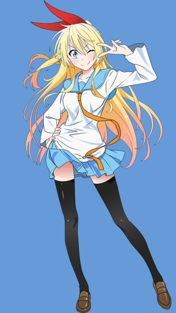 Chitoge Kirisaki Anime Nisekoi Phone Wallpaper