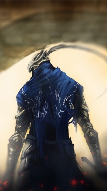 knight fantasy Dark Souls Phone Wallpaper