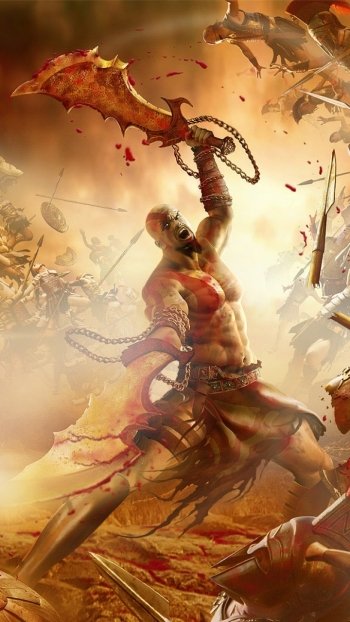 Kratos (God Of War) video game God Of War III Phone Wallpaper