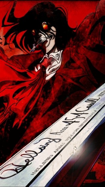 vampire gun Alucard (Hellsing) Anime Hellsing Phone Wallpaper