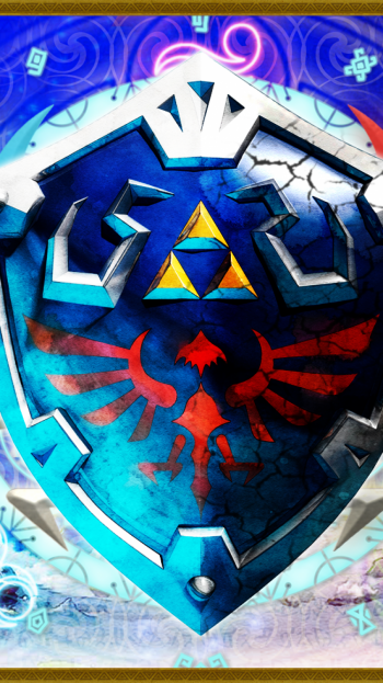 hylian shield Princess Zelda Link video game The Legend Of Zelda: Skyward Sword Phone Wallpaper