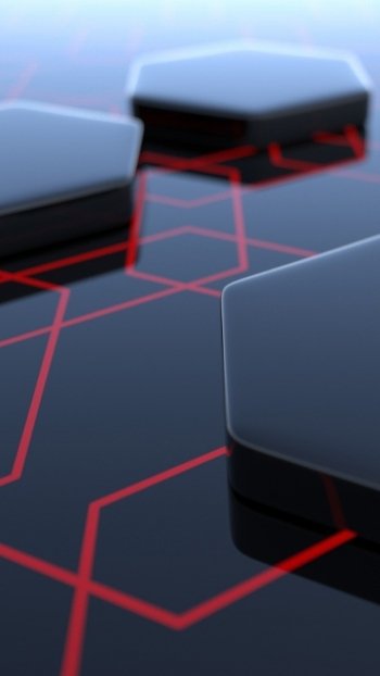 Abstract 3D Phone Wallpaper