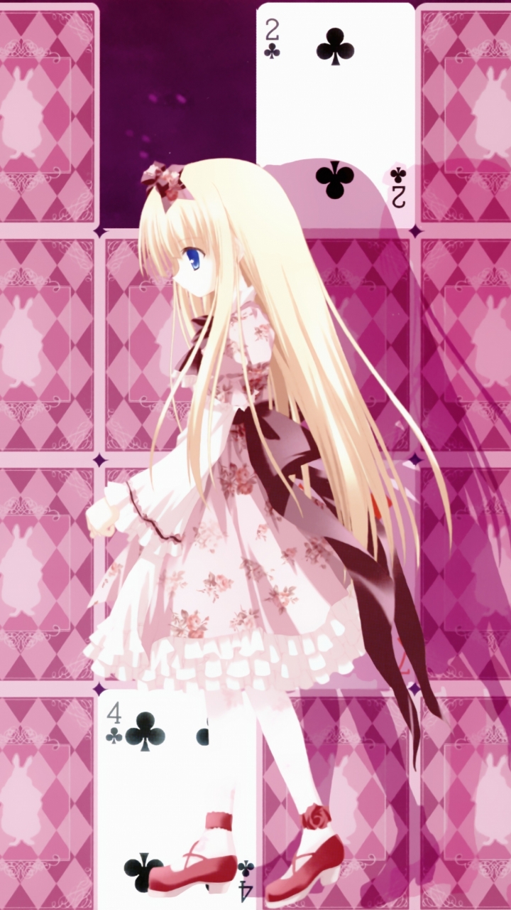 Anime Alice In Wonderland Phone Wallpaper by Tinkerbell