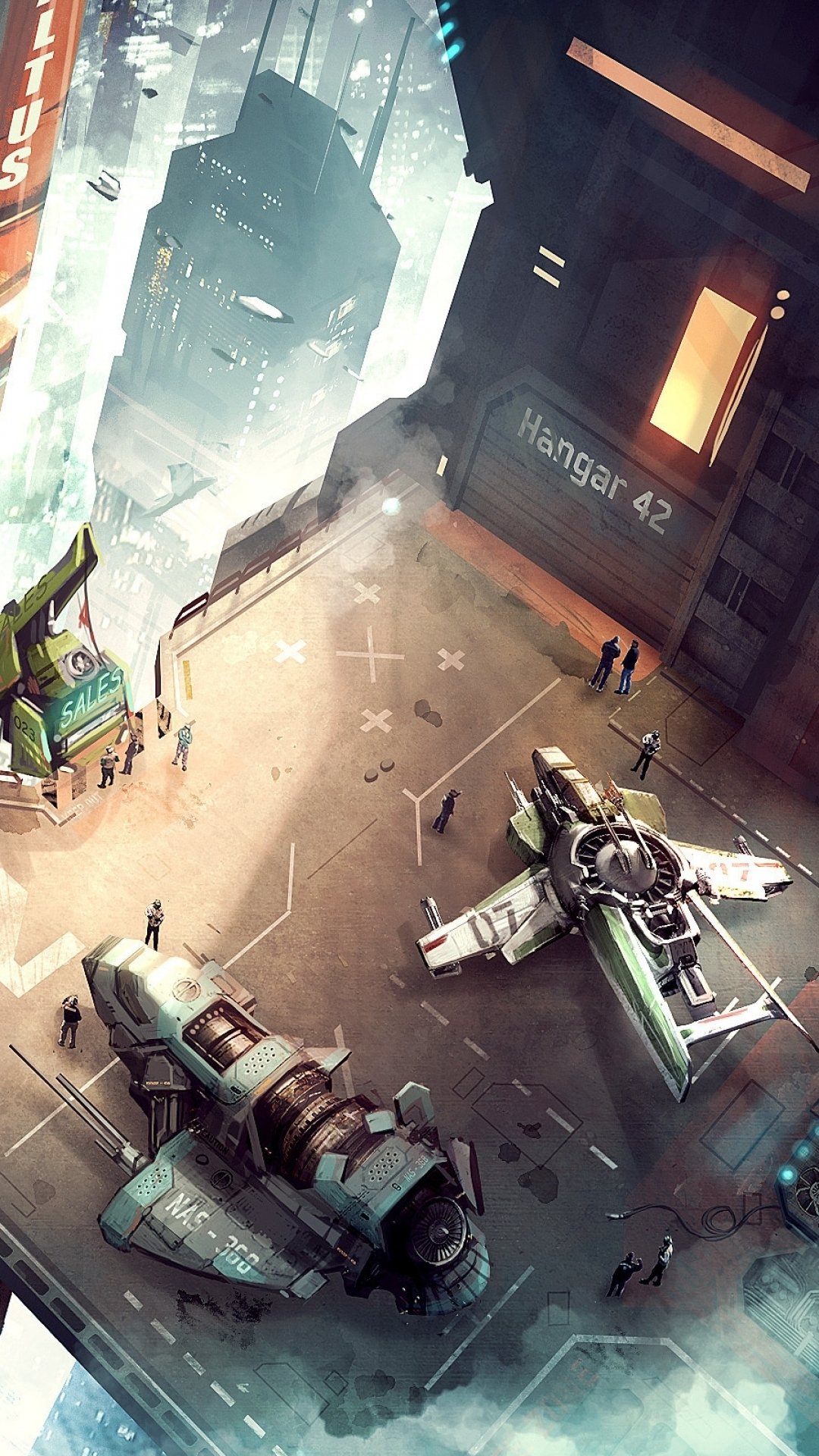 Download Cyberpunk Video Game Star Citizen Phone Wallpaper