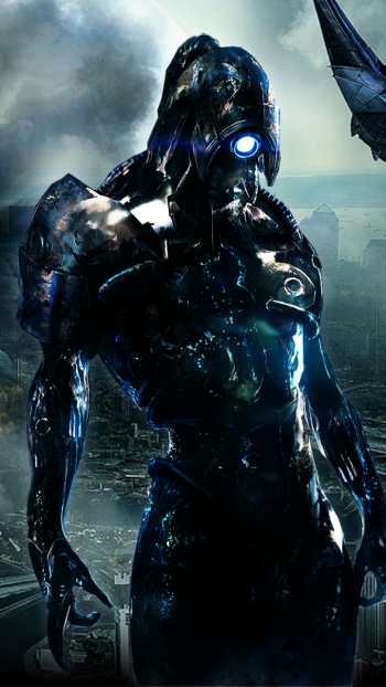 Legion (Mass Effect) grim reaper video game Mass Effect 3 Phone Wallpaper