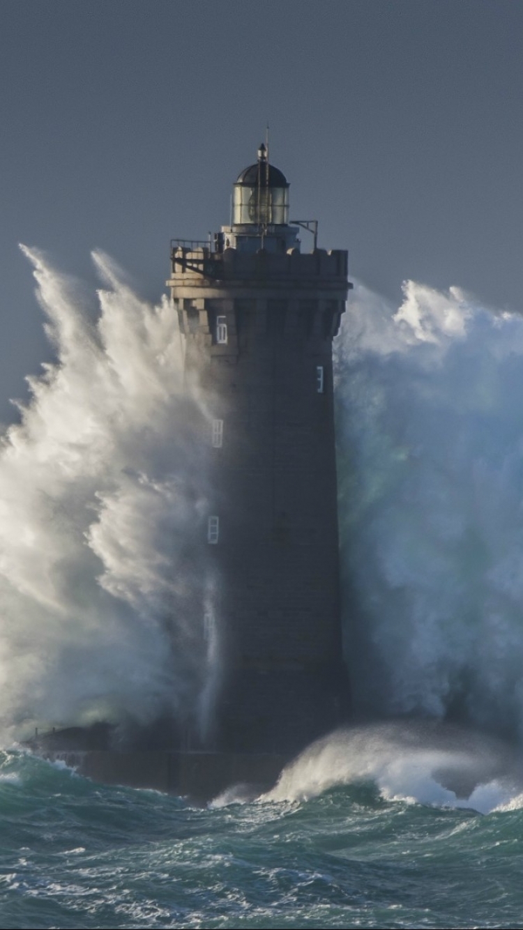 Download Man Made Lighthouse Phone Wallpaper - Mobile Abyss