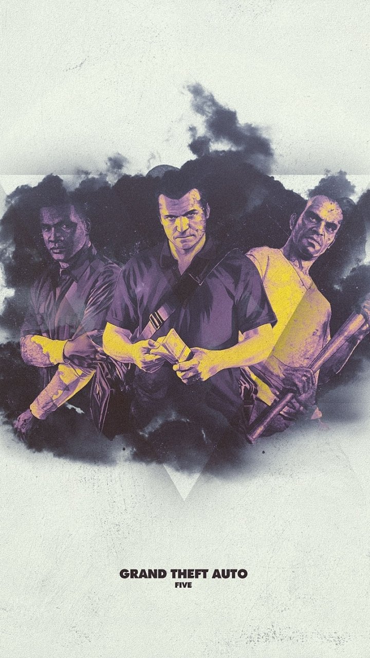 Download Video Game Grand Theft Auto V Phone Wallpaper