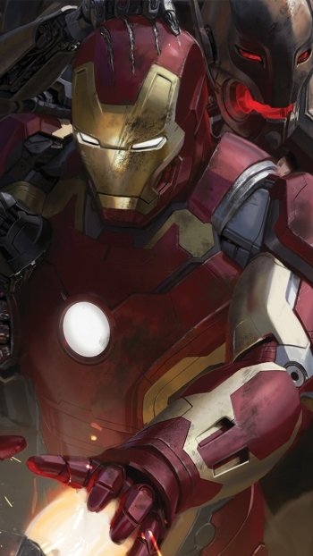 Captain America Iron Man movie Avengers: Age of Ultron Phone Wallpaper