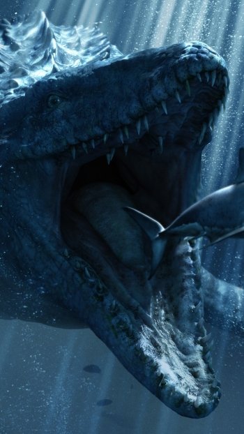 shark movie Jurassic World Phone Wallpaper