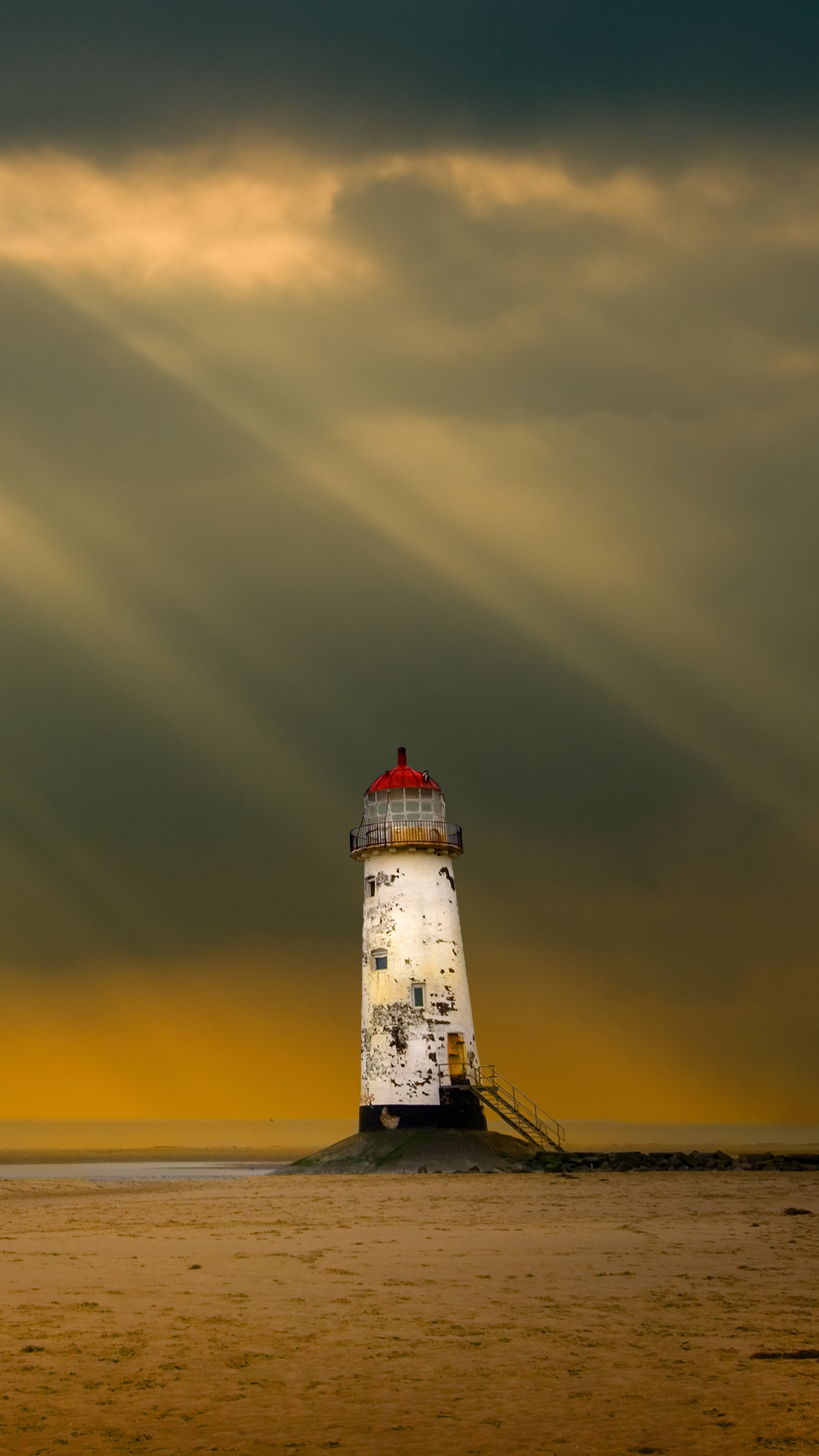 Download Man Made Lighthouse Phone Wallpaper - Mobile Abyss