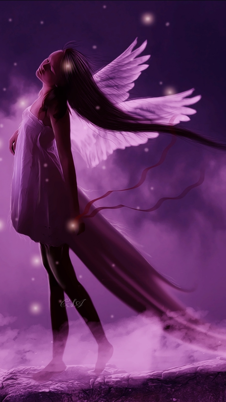 Download Fantasy Angel Phone Wallpaper - Mobile Abyss