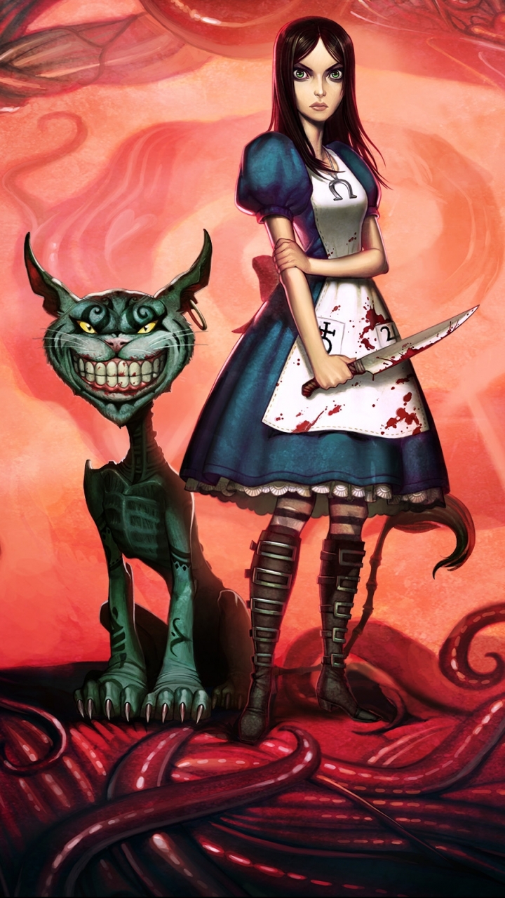 Video Game Alice: Madness Returns Phone Wallpaper.