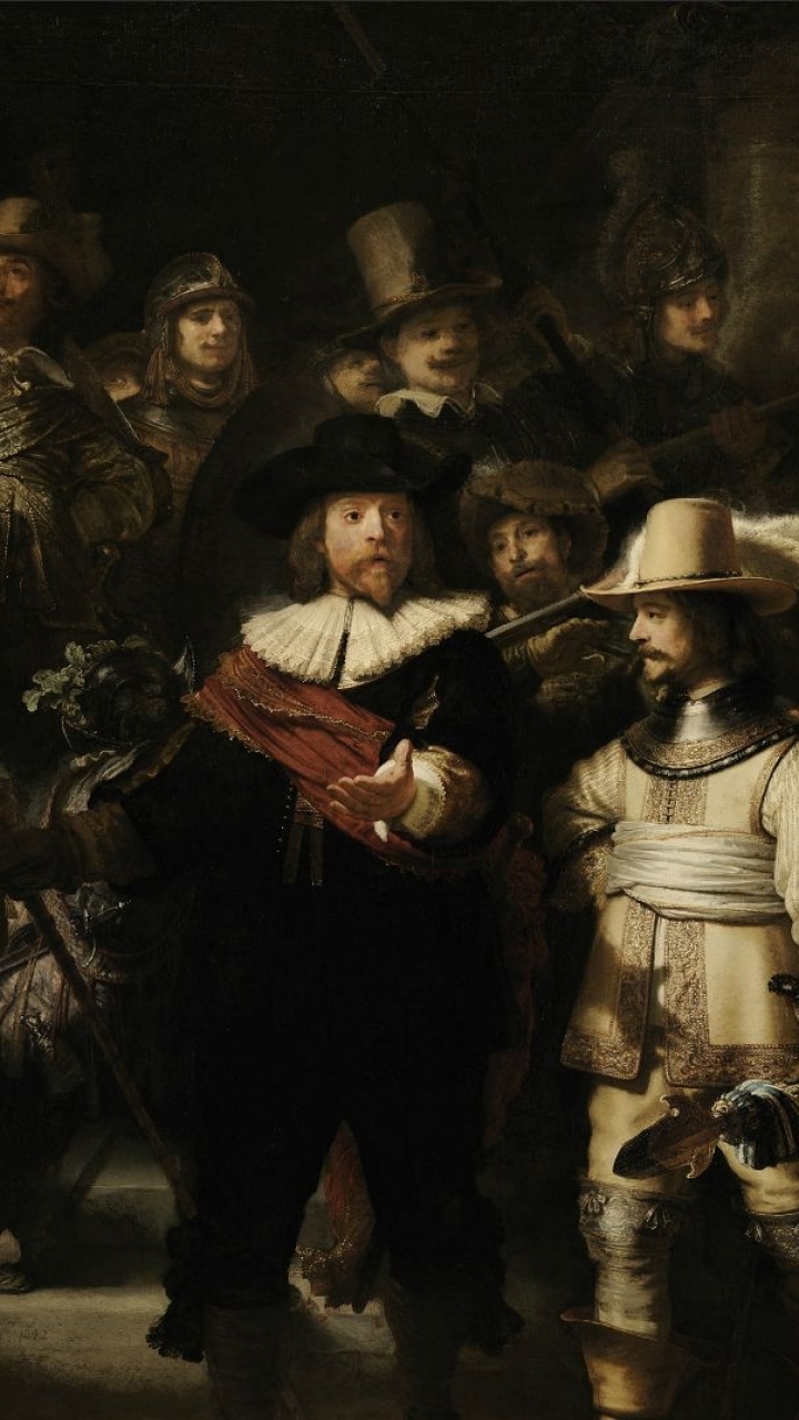 Artistic Rembrandt S Night Watch Mobile Abyss