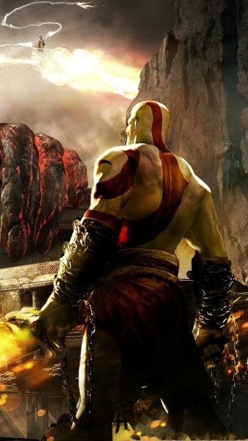 video game God Of War III Phone Wallpaper