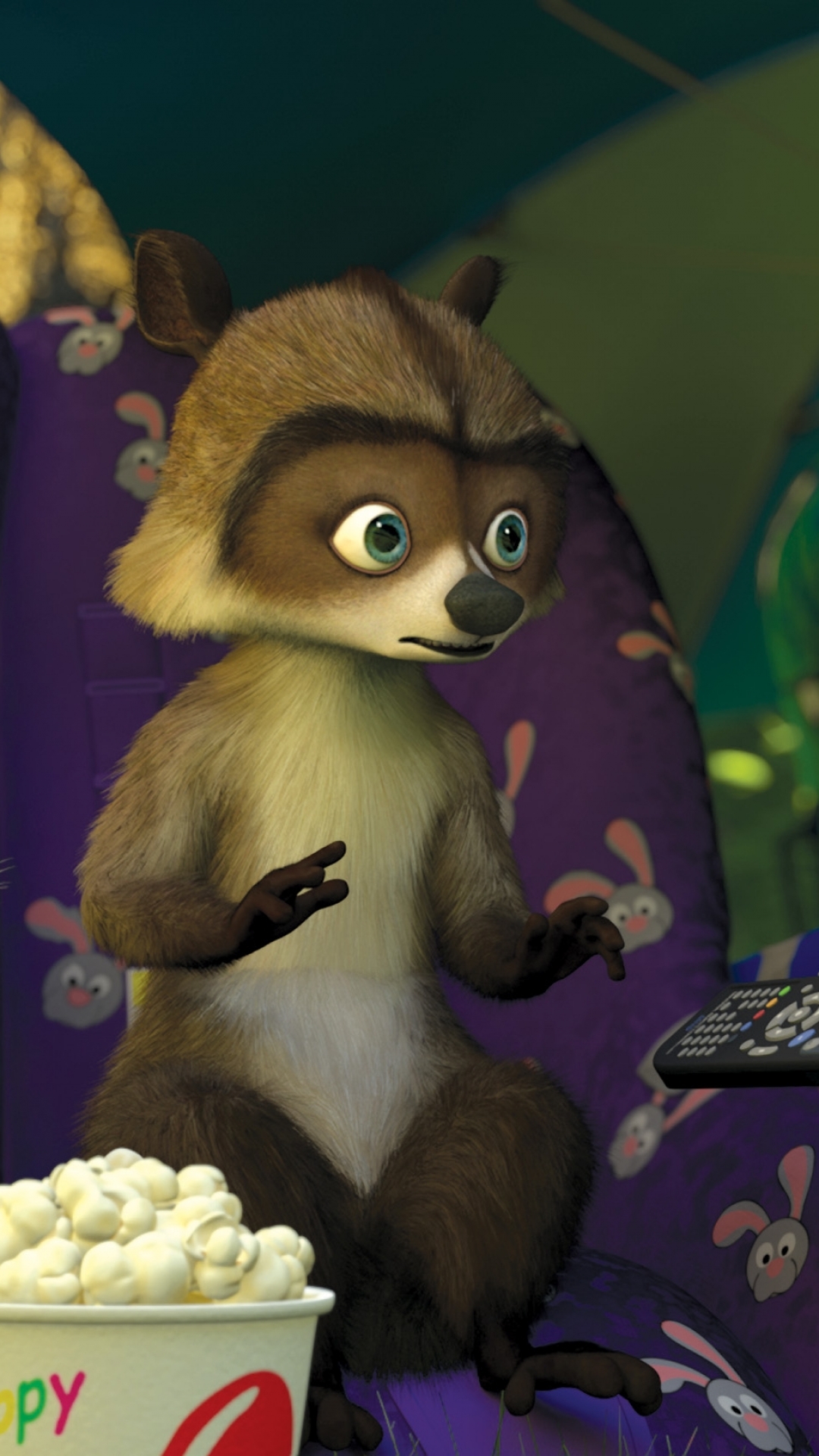 Over The Hedge Phone Wallpaper