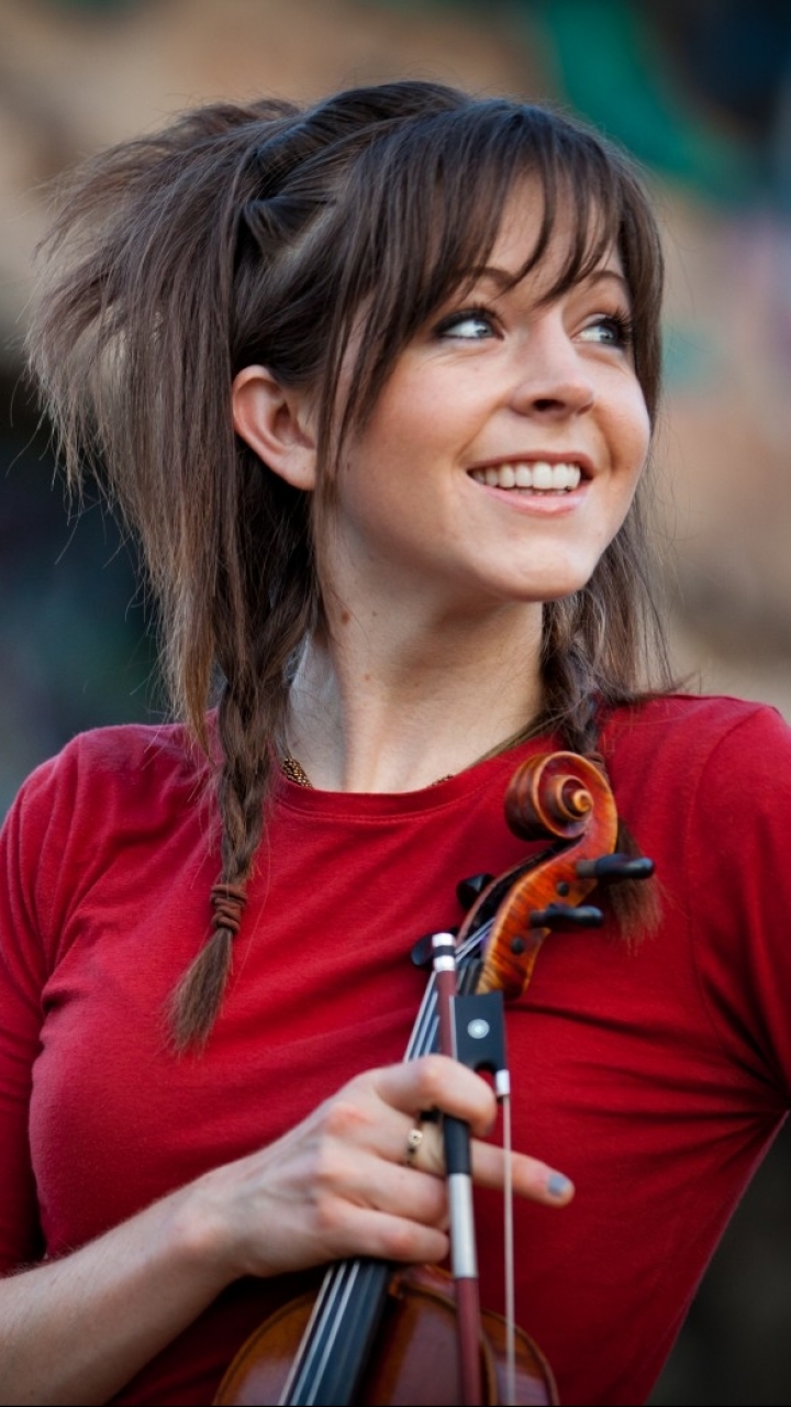 Download Music Lindsey Stirling Phone Wallpaper - Mobile Abyss