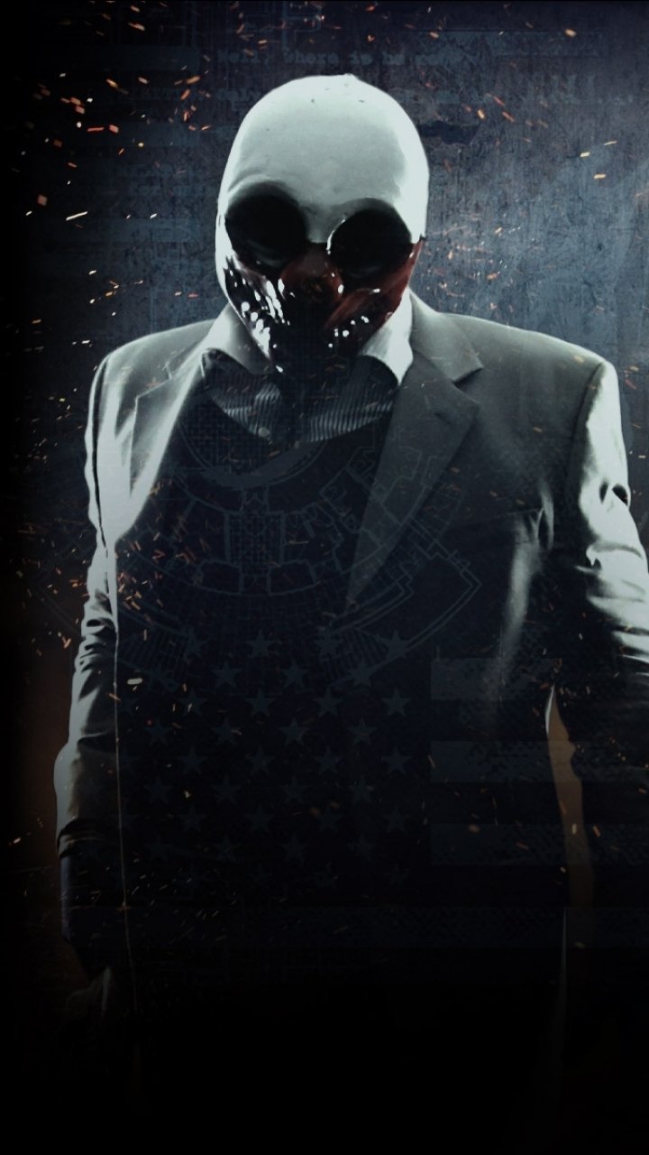 Download Wolf (Payday) Video Game Payday 2 Phone Wallpaper