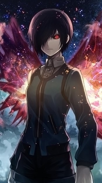 wings Touka Kirishima Anime Tokyo Ghoul Phone Wallpaper