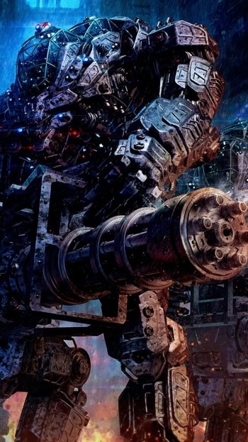 Sci Fi robot Phone Wallpaper