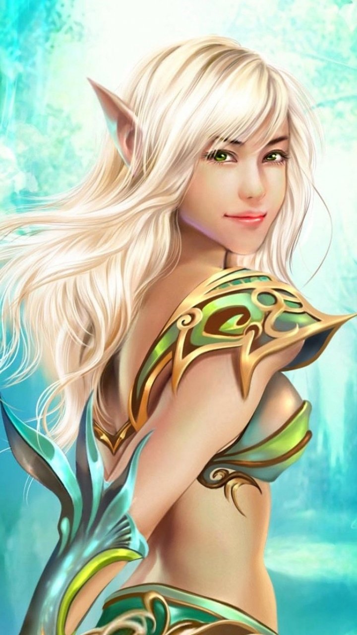 Download Fantasy Elf Phone Wallpaper