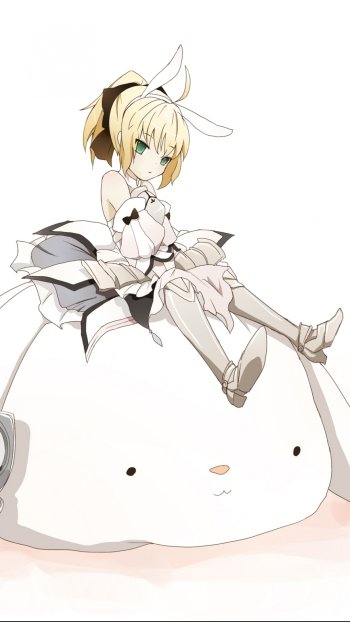 Saber Lily Anime Fate/Stay Night Phone Wallpaper