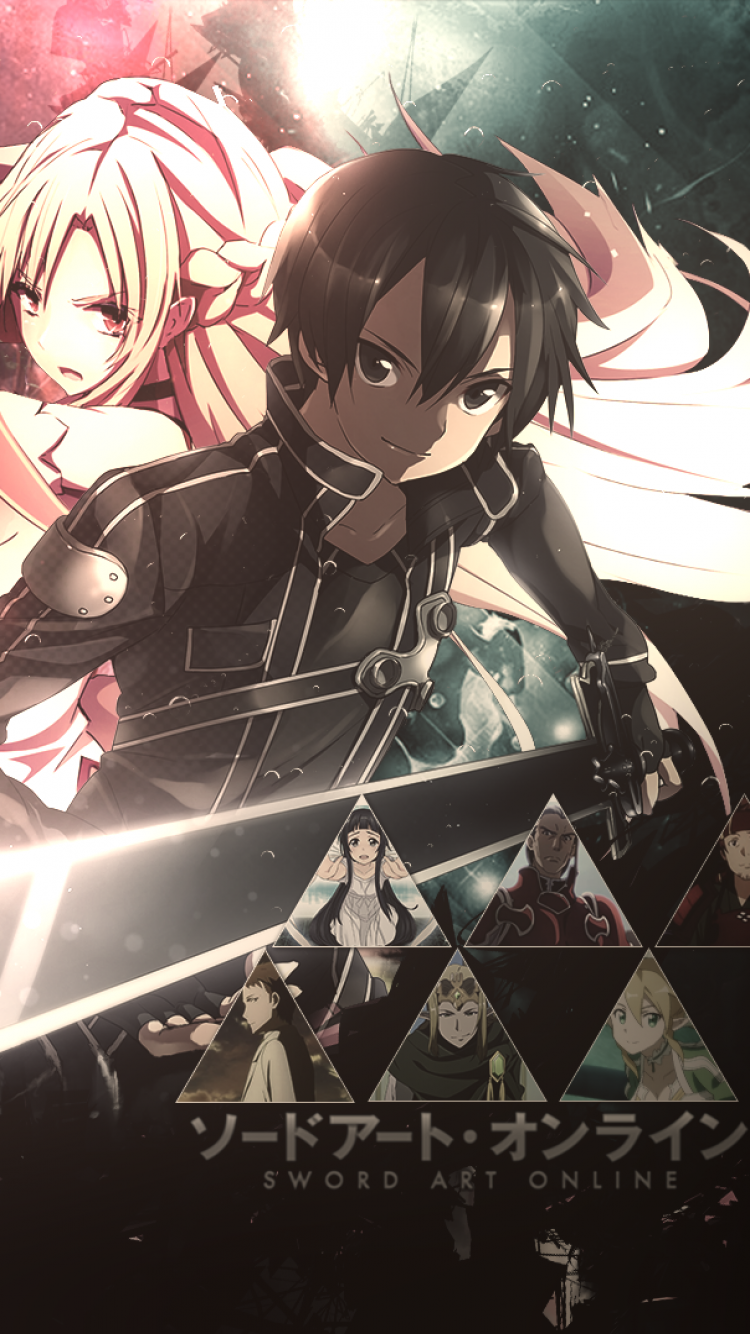 Anime Wallpapers 私 on X: Mobile Phone Wallpaper Anime: Sword Art Online # SAO  / X