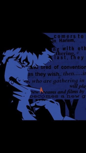 Spike Spiegel Anime Cowboy Bebop Phone Wallpaper