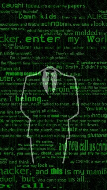 technology hacker Phone Wallpaper