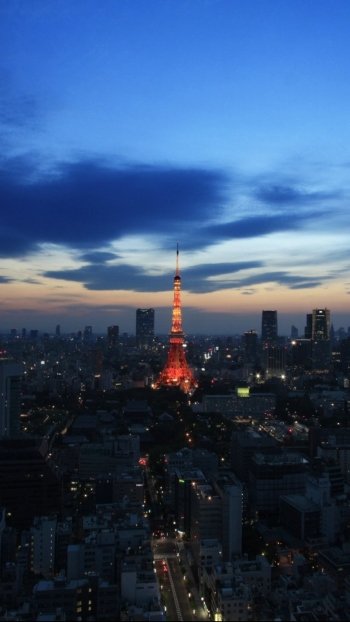 night tower Tokyo man made Tokyo Tower Phone Wallpaper